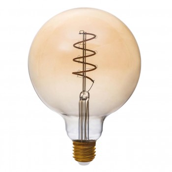 Лампа светодиодная филаментная Thomson E27 5W 1800K шар прозрачная TH-B2183 (ФРАНЦИЯ)