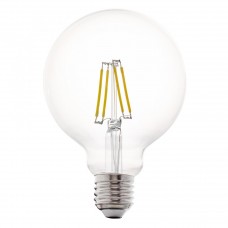 Лампа светодиодная Eglo филаментная E27 4W 2700К прозрачная 11502