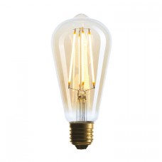 Лампа светодиодная Sun Lumen филаментная E27 4W 2200K золотая 057-141