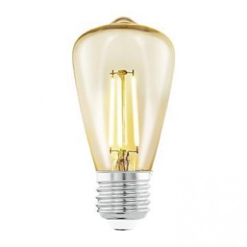 Лампа светодиодная филаментная E27 3,5W 2200К янтарь 11553 (Австрия)