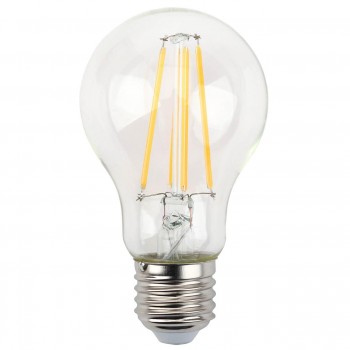 Лампа светодиодная филаментная ЭРА E27 15W 2700K прозрачная F-LED A60-15W-827-E27 Б0046981 (РОССИЯ)