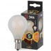Лампа светодиодная филаментная ЭРА E14 5W 2700K матовая F-LED P45-5W-827-E14 frost (Россия)