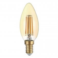 Лампа светодиодная филаментная Thomson E14 11W 2400K свеча прозрачная TH-B2116