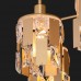 Потолочная люстра Eurosvet Scoppio 10101/5 перламутровое золото/прозрачный хрусталь Strotskis (Россия)