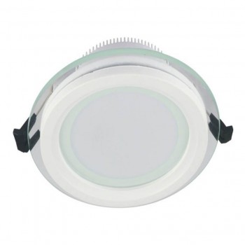Встраиваемый светодиодный светильник Lumina Deco Saleto LDC 8097-ROUND-GL-18WSMD-D200 WT (ПОЛЬША)