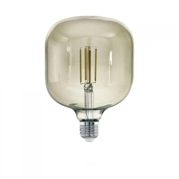 Лампа светодиодная диммируемая филаментная Eglo E27 4W 3000K дымчатая 12597 (АВСТРИЯ)