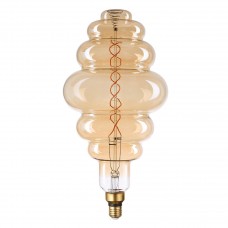 Лампа светодиодная филаментная Thomson E27 8W 1800K вздутая прозрачная TH-B2185