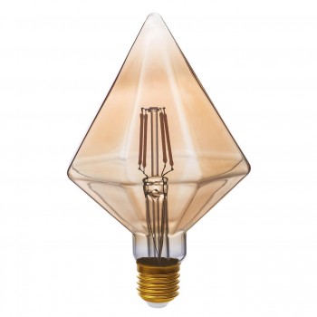 Лампа светодиодная филаментная Thomson E27 4W 1800K бриллиант прозрачная TH-B2198 (ФРАНЦИЯ)