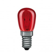 Лампа накаливания миниатюрная Paulmann Е14 15W красная 80011