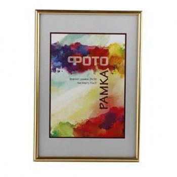 Фоторамка Image Art 6008-8/G ,цв. золото,размер 21*30 с подставкой (12) (12/432) Б0012374 (РОССИЯ)