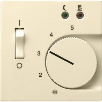 Лицевая панель Gira System 55 термостата теплого пола кремовый глянцевый 149401 (ГЕРМАНИЯ)