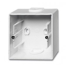 Коробка для накладного монтажа 1-постовая ABB Basic55 альпийский белый 2CKA001799A0974