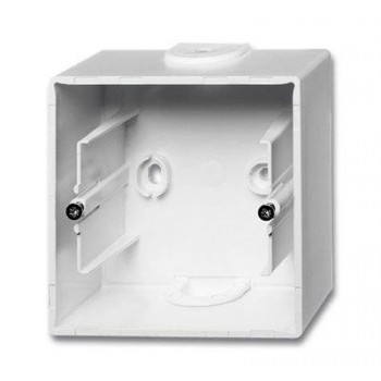 Коробка для накладного монтажа 1-постовая ABB Basic55 альпийский белый 2CKA001799A0974 (ГЕРМАНИЯ)
