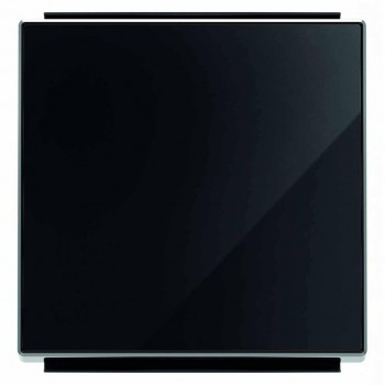 Лицевая панель ABB Sky выключателя одноклавишного стекло чёрное 2CLA850100A2501 (ГЕРМАНИЯ)
