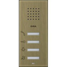 Квартирная станция накладного монтажа Gira System 55 бронза 1250603