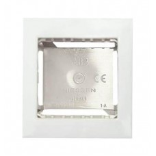 Коробка для накладного монтажа 1-постовая ABB Zenit альпийский белый 2CLA299110N1101