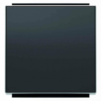Лицевая панель ABB Sky выключателя одноклавишного чёрный бархат 2CLA850100A1501 (ГЕРМАНИЯ)