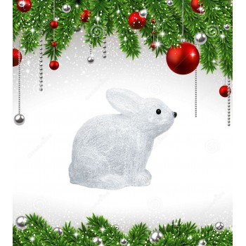 Фигурка светодиодная «Кролик» 24x27см (09561) ULD-M2724-032/STA (Китай)