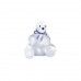 Фигурка светодиодная «Белый медведь-2» 21x23см (09564) ULD-M2123-024/STA (Китай)