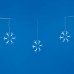 Светодиодная гирлянда Uniel занавес Снежинки-1 220V синий ULD-E1503-036/DTA Blue IP20 Snowflakes-1 UL-00001406 (КИТАЙ)