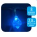 Светодиодная гирлянда «Брильянты» 280см синяя (07922) Uniel ULD-S0280-020/DTA BLUE IP20 DIAMONDS (Китай)