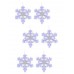 Светодиодная гирлянда Uniel занавес Снежинки-1 220V синий ULD-E1503-072/DTA Blue IP20 Snowflakes-3 UL-00007336 (КИТАЙ)