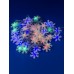 Светодиодная гирлянда Uniel Снежинки-3 220V разноцветный ULD-S0500-050/DTA Multi IP20 Snowflakes-3 UL-00007195 (КИТАЙ)
