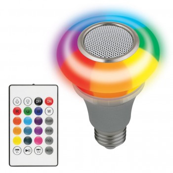 Светодиодный светильник-проектор (UL-00003997) Volpe Disko ULI-Q340 5W/RGB/E27 Silver (Китай)