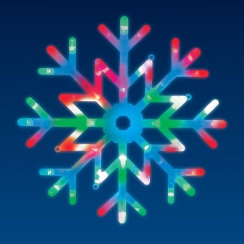 Подвесной светодиодный светильник «Снежинка» Uniel ULD-H4040-048/DTA RGB IP20 Snowflake UL-00007250 (КИТАЙ)