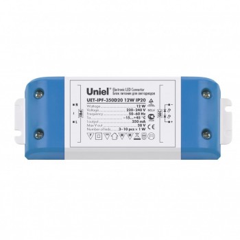 Блок питания для светодиодов (05834) Uniel UET-IPF-350D20 (Китай)