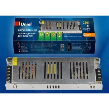 Блок питания (UL-00004331) Uniel UET-VAS-250A20 12V IP20 (Китай)