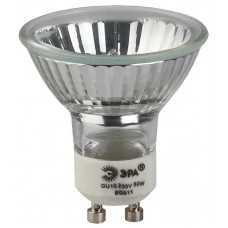 Лампа галогенная ЭРА GU10 50W 2700K прозрачная GU10-JCDR (MR16) -50W-230V