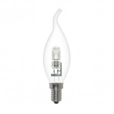 Лампа галогенная Uniel (01079) E14 42W свеча на ветру прозрачная HCL-42/CL/E14 flame