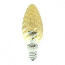 Лампа галогенная Uniel (04115) E14 42W свеча витая золотая HCL-42/CL/E14 candle twisted gold