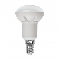 Лампа светодиодная Uniel диммируемая (UL-00004710) E14 7W 3000K матовая LED-R50 7W/3000K/E14/FR/DIM PLP01WH