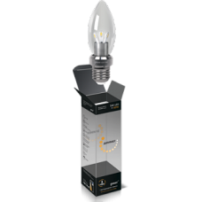 Лампа светодиодная Gauss диммируемая E27 5W 2700K свеча прозрачная HA103202105-D