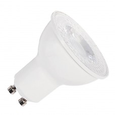 Лампа светодиодная SLV диммируемая GU10 7,2W 3000K прозрачная 1001562