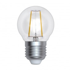 Лампа светодиодная Uniel диммируемая (UL-00005193) E27 9W 3000K прозрачная LED-G45-9W/3000K/E27/CL/DIM GLA01TR