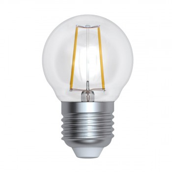 Лампа светодиодная диммируемая (UL-00005193) E27 9W 3000K прозрачная LED-G45-9W/3000K/E27/CL/DIM GLA01TR (Китай)