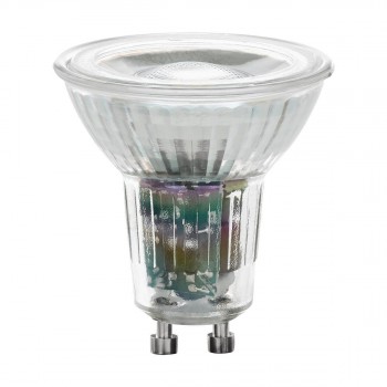 Лампа светодиодная диммируемая Eglo GU10 5W 3000K прозрачная 11575 (АВСТРИЯ)