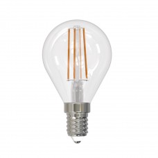 Лампа светодиодная Uniel диммируемая (UL-00005192) E14 9W 4000K прозрачная LED-G45-9W/4000K/E14/CL/DIM GLA01TR