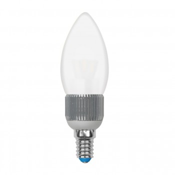 Лампа светодиодная диммируемая (08748) E14 5W 4500K свеча матовая LED-C37P-5W/NW/E14/FR/DIM (Китай)