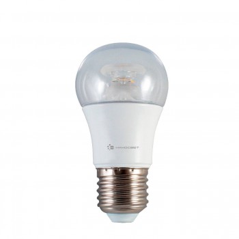 Лампа светодиодная диммируемая E27 7,5W 2700K груша прозрачная LC-P45CL-D-7.5/E27/827 L234 (Россия)