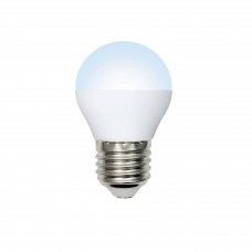 Лампа светодиодная Volpe диммируемая (10703) E27 6W 3000K шар матовый LED-G45-6W/NW/E27/FR/DIM/O