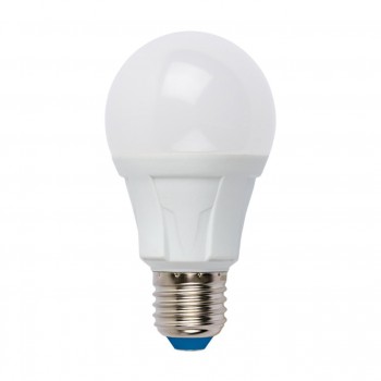 Лампа светодиодная диммируемая (UL-00004285) E27 10W 6500K матовая LED-A60 10W/6500K/E27/FR/DIM PLP01WH (Россия)