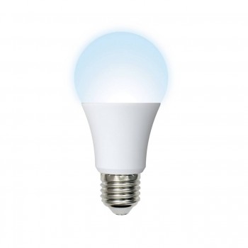 Лампа светодиодная диммируемая (10695) E27 8W 4500K шар матовый LED-A60-8W/NW/E27/FR/DIM/O (Китай)