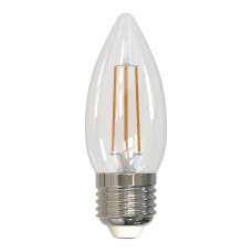 Лампа светодиодная Uniel диммируемая (UL-00005187) E27 9W 3000K прозрачная LED-C35-9W/3000K/E27/CL/DIM GLA01TR