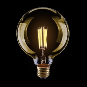 Лампа светодиодная диммируемая E27 8W 2800К шар золотой VG10-G125Gwarm8W 6838 (Германия)