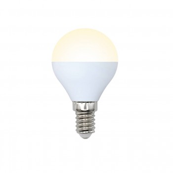 Лампа светодиодная диммируемая (10700) E14 6W 3000K шар матоый LED-G45-6W/WW/E14/FR/DIM/O (Китай)