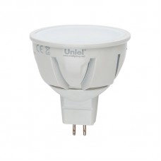 Лампа светодиодная Uniel диммируемая (08703) GU5.3 7W 3000K JCDR матовая LED-JCDR-7W/WW/GU5.3/FR/DIM